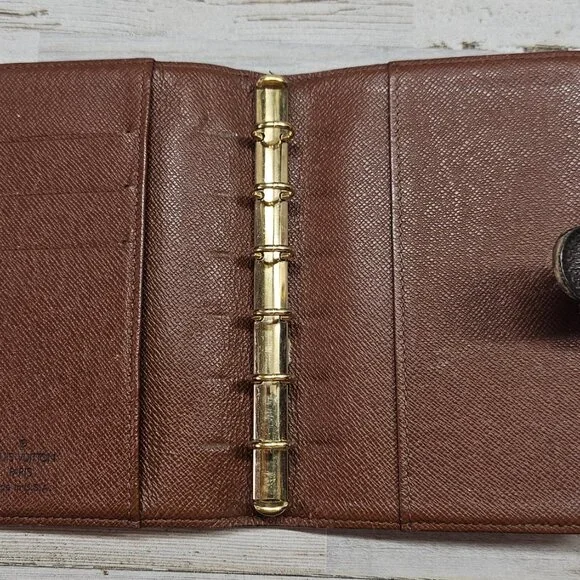 Authentic Louis Vuitton Monogram Canvas Agenda PM (Small Ring Planner) - Picture 4 of 11